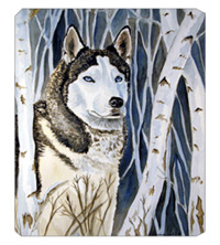 8 x 9.5 in. Siberian Husky Mouse Pad, Hot Pad Or Trivet