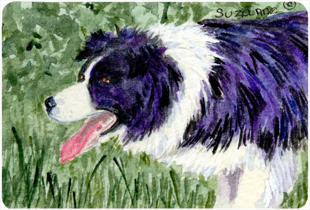 9.25 x 7.75 in. Border Collie Mouse Pad, Hot Pad Or Trivet