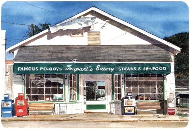 8109MP 9.25 x 7.75 in. Trapanis Eatery Mouse Pad- Hot Pad Or Trivet