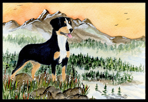Entlebucher Mountain Dog Indoor Outdoor Doormat