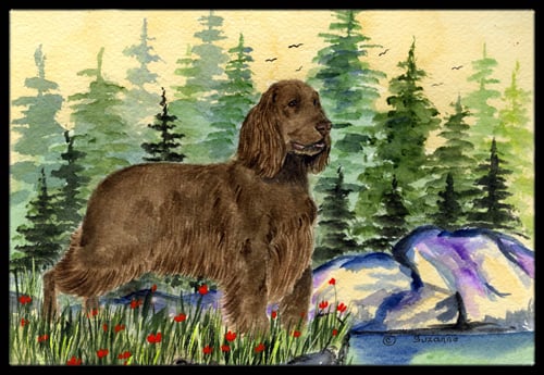 Field Spaniel Indoor Outdoor Doormat 18 x 27 in.