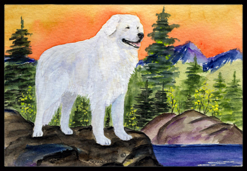 Kuvasz Indoor Outdoor Doormat