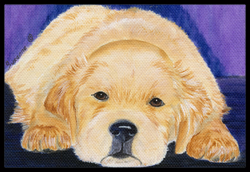Golden Retriever Indoor Outdoor Doormat