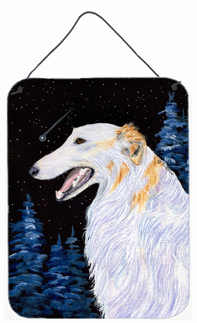 Borzoi Aluminium Metal Wall Or Door Hanging Prints