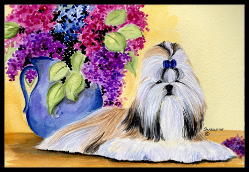 Shih Tzu Indoor Outdoor Doormat
