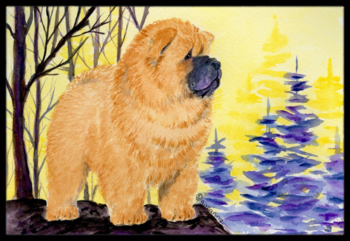 18 x 27 in. Chow Chow Indoor Outdoor Doormat