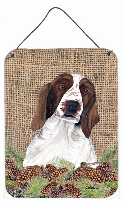 Welsh Springer Spaniel Aluminium Metal Wall Or Door Hanging Prints