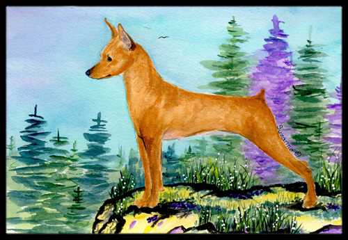 Min Pin Indoor Outdoor Doormat
