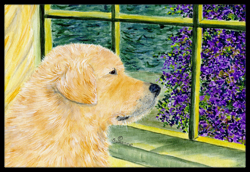 Golden Retriever Indoor Outdoor Doormat