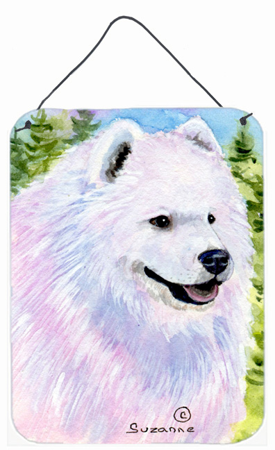 SS8755DS1216 Samoyed Aluminium Metal Wall Or Door Hanging Prints