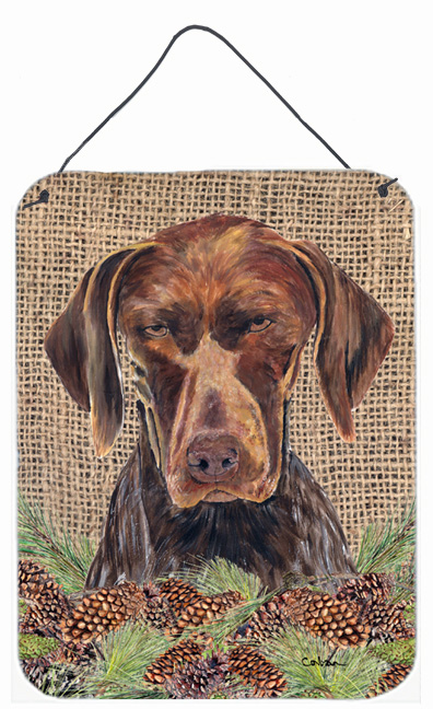 German Shorthaired Pointer Aluminium Metal Wall Or Door Hanging Prints