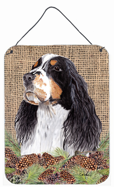 Springer Spaniel Aluminium Metal Wall Or Door Hanging Prints