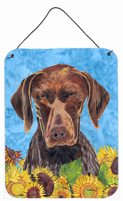 German Shorthaired Pointer Aluminium Metal Wall Or Door Hanging Prints