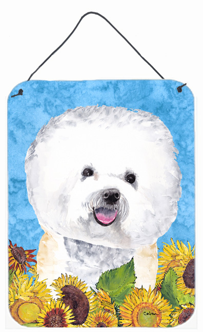 Bichon Frise Aluminium Metal Wall Or Door Hanging Prints