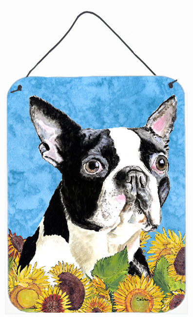 Boston Terrier Aluminium Metal Wall Or Door Hanging Prints