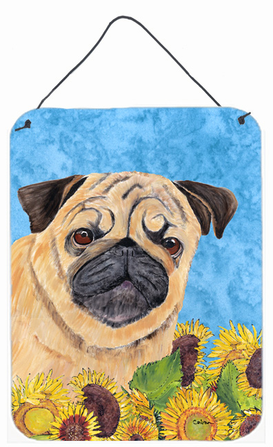 Pug Aluminium Metal Wall Or Door Hanging Prints