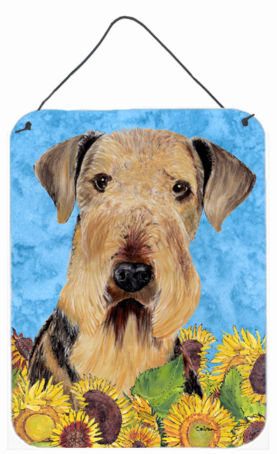 Airedale Aluminium Metal Wall Or Door Hanging Prints