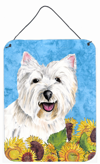 Westie Aluminium Metal Wall Or Door Hanging Prints