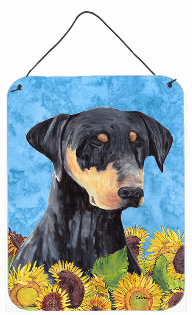 Doberman Aluminium Metal Wall Or Door Hanging Prints