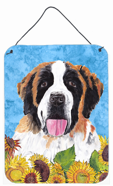 Saint Bernard Aluminium Metal Wall Or Door Hanging Prints