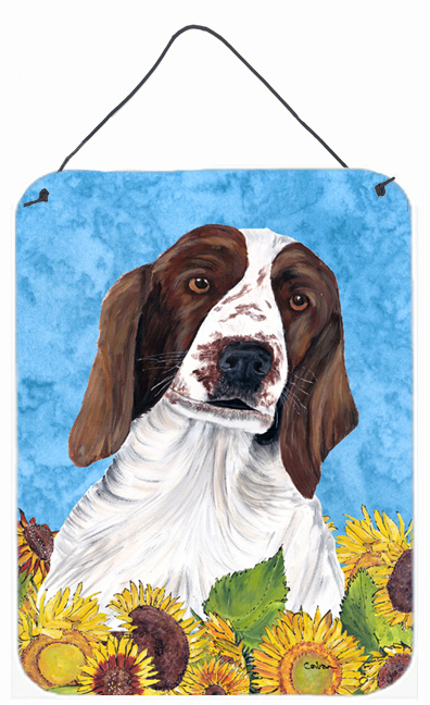 SC9078DS1216 Welsh Springer Spaniel Aluminium Metal Wall Or Door Hanging Prints