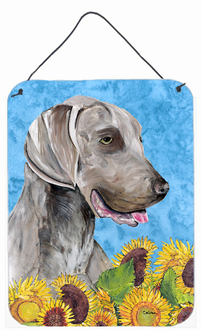 Weimaraner Aluminium Metal Wall Or Door Hanging Prints