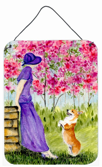 Corgi Aluminium Metal Wall Or Door Hanging Prints