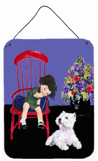 Westie Aluminium Metal Wall Or Door Hanging Prints