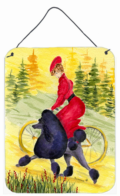 Poodle Aluminium Metal Wall Or Door Hanging Prints