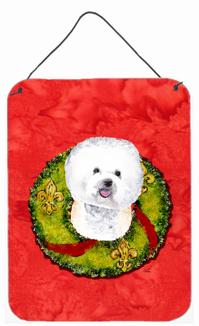 Bichon Frise Aluminium Metal Wall Or Door Hanging Prints