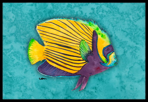 Fish Tropical Indoor Or Outdoor Mat - 18 x 27 in.