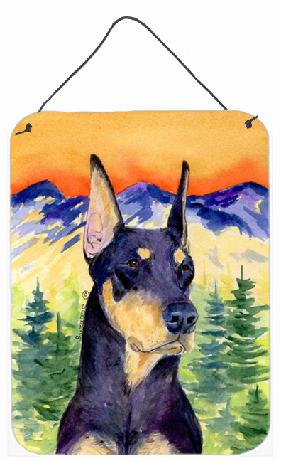 Doberman Aluminium Metal Wall Or Door Hanging Prints