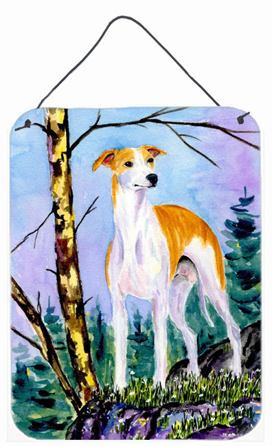 Whippet Aluminium Metal Wall Or Door Hanging Prints