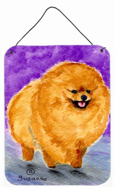 Pomeranian Aluminium Metal Wall Or Door Hanging Prints