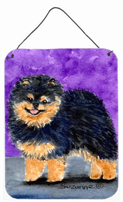 Pomeranian Aluminium Metal Wall Or Door Hanging Prints