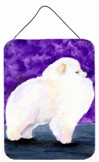 Pomeranian Aluminium Metal Wall Or Door Hanging Prints
