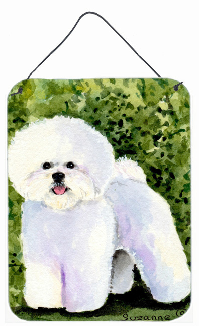 Bichon Frise Aluminium Metal Wall Or Door Hanging Prints