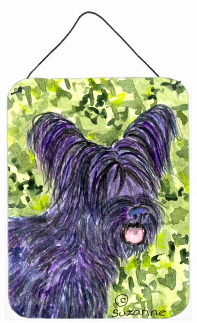 Skye Terrier Aluminium Metal Wall Or Door Hanging Prints