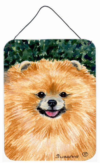Pomeranian Aluminium Metal Wall Or Door Hanging Prints