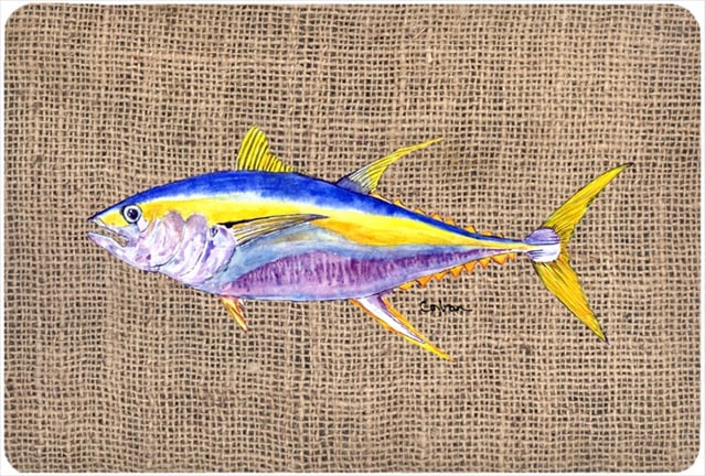 9.25 x 7.75 in. Fish - Tuna Mouse Pad- Hot Pad Or Trivet