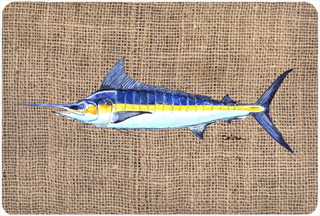 9.25 x 7.75 in. Fish - Marlin Mouse Pad, Hot Pad Or Trivet