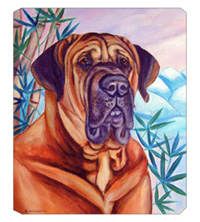 8 x 9.5 in. Tosa Inu Mouse Pad, Hot Pad Or Trivet
