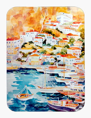 9.5 x 8 in. Harbour Mouse Pad, Hot Pad Or Trivet