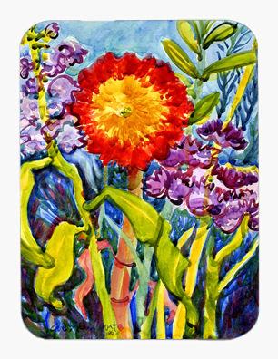 9.5 x 8 in. Flower - Sunflower Mouse Pad, Hot Pad Or Trivet