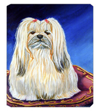 8 x 9.5 in. Lhasa Apso Mouse Pad, Hot Pad Or Trivet