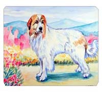 8 x 9.5 in. Great Pyrenees Mouse Pad, Hot Pad Or Trivet