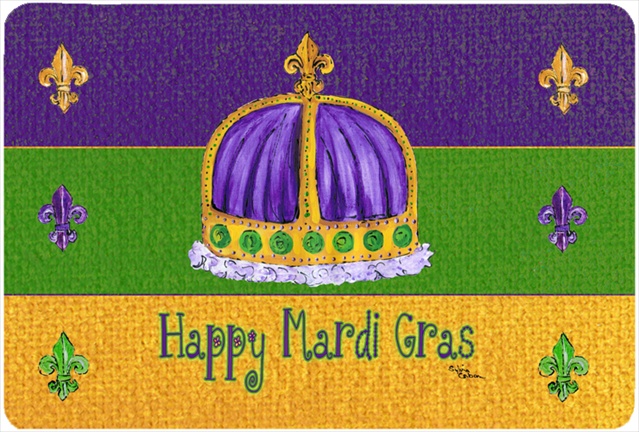 8385MP 9.5 x 8 in. Mardi Gras Mouse Pad- Hot Pad Or Trivet