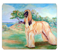 8 x 9.5 in. Afghan Hound Mouse Pad, Hot Pad Or Trivet