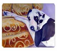 8 x 9.5 in. Harlequin Natural Great Dane Mouse Pad, Hot Pad Or Trivet
