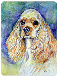 8 x 9.5 in. Blonde Tan Cocker Spaniel Mouse Pad, Hot Pad Or Trivet
